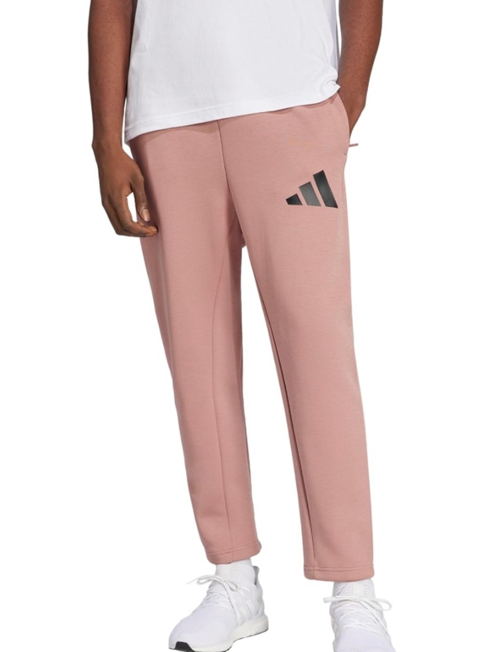 Adidas Future Icons 3-Bar Pants Warm Clay Men’s SMALL🩷NWT✨